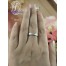แหวนทองคำขาว แหวนเพชร แหวนคู่ แหวนแต่งงาน แหวนหมั้น - R1254DWG